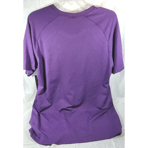 Lululemon Men's LSU Tigers Metal Vent Tech Short Sleeve Shirt - Purple - Large - Picture 3 of 4